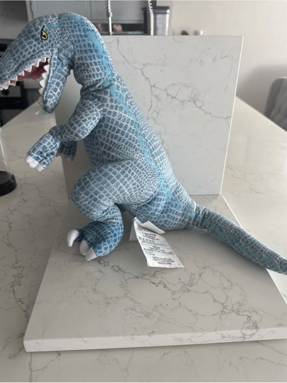 Jurassic Park World Blue T-Rex Plush dinosaur 12" tall